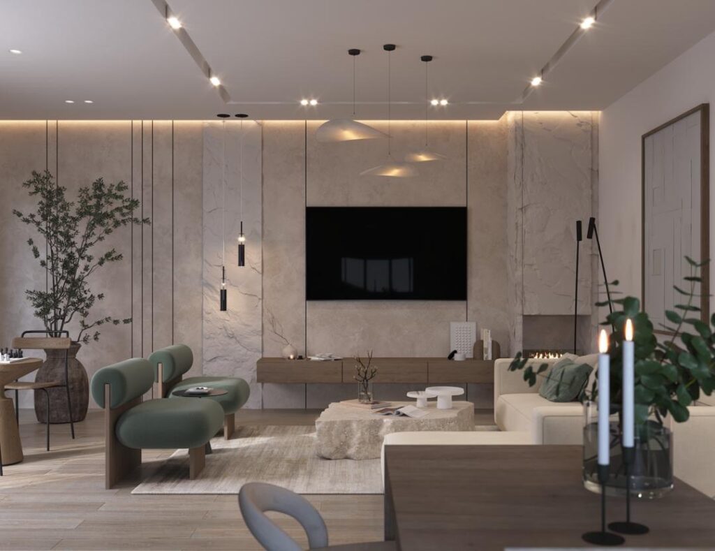 طراحی داخلی ویلا